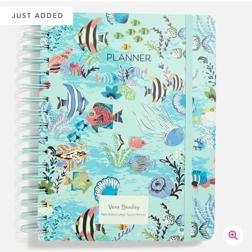 Vera Bradley Non-Dated Planner Antilles Treasure NWT
